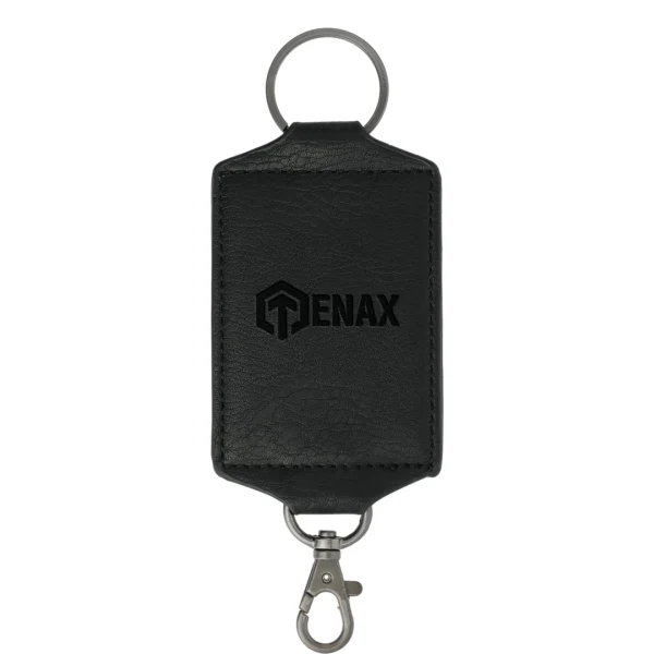 Kenneth Cole® Leather Keychain Luggage Tag