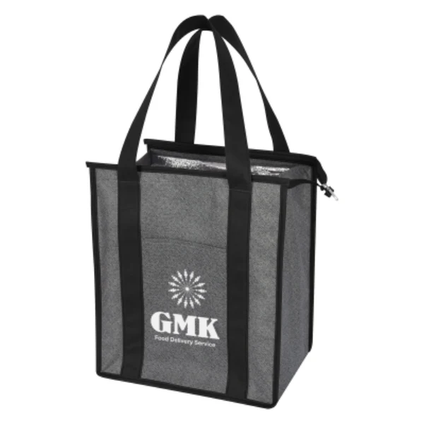 Heathered Non-Woven Cooler Tote Bag
