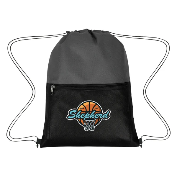 Triad Non-Woven Drawstring Bag