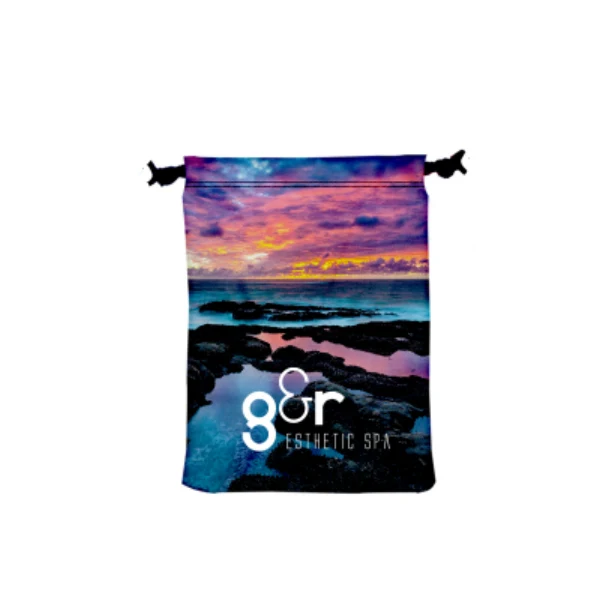 9in W X 12in H Canvas Drawstring Bag