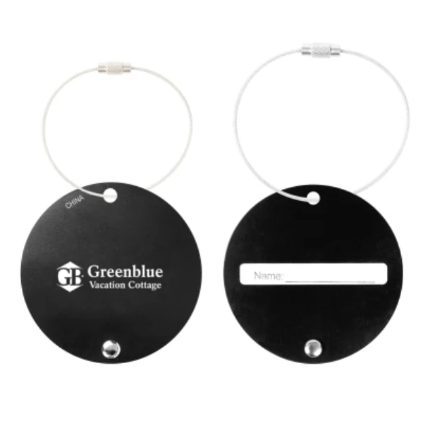 Jet Setter Aluminum Luggage Tag