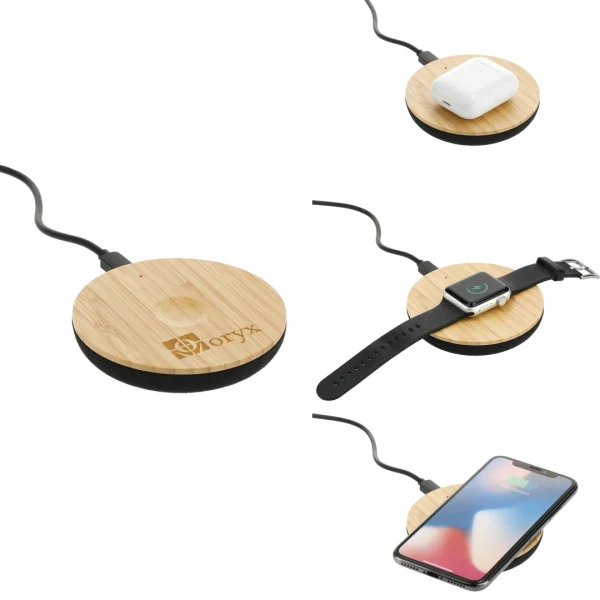 Bamboo Universal Wireless Charging Pad