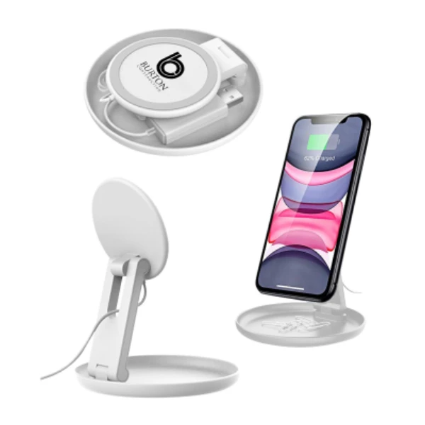 Mag Max Desktop Wireless Charger With Catchall Tray