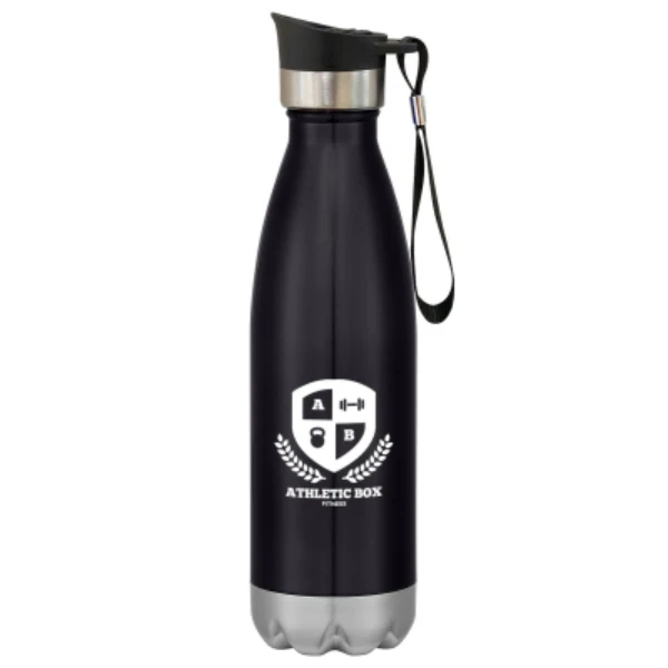 16 Oz. Swiggy Stainless Steel Bottle With Push Lid