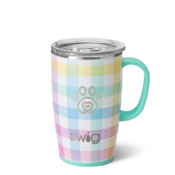18 Oz. Swig Life™ Pretty In Plaid Travel Mug