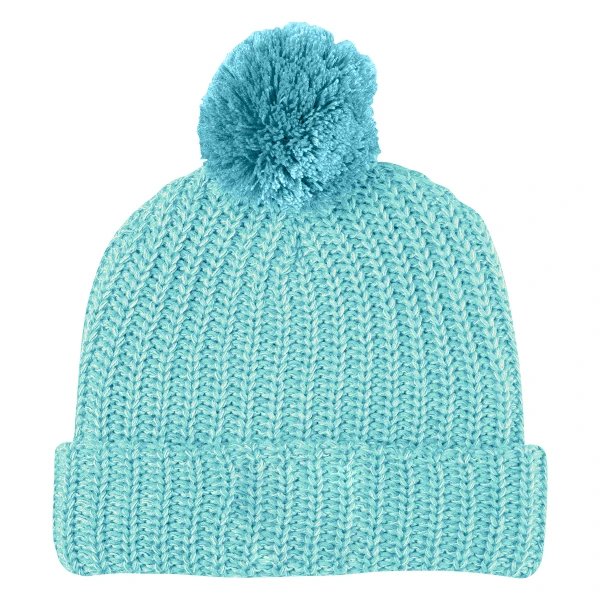 Grace Pom Beanie With Cuff