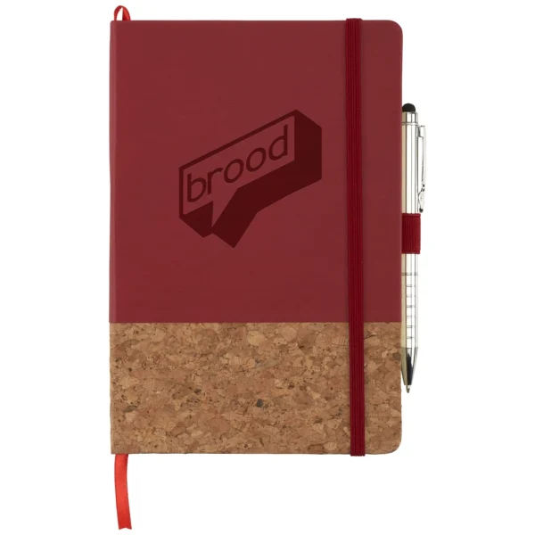 5.5'' x 8.5'' FSC Lucca Cork Hard Bound JournalBook®