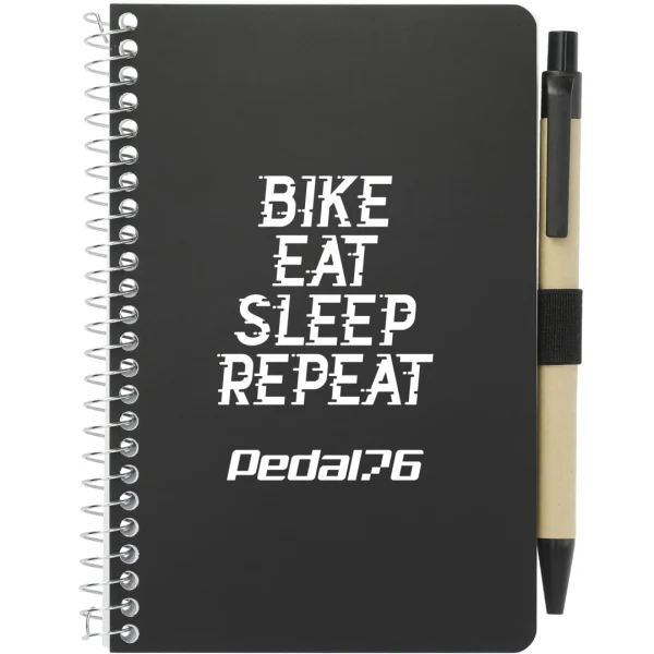 4'' x 6'' FSC® Mix Pocket Spiral Notebook with Pen