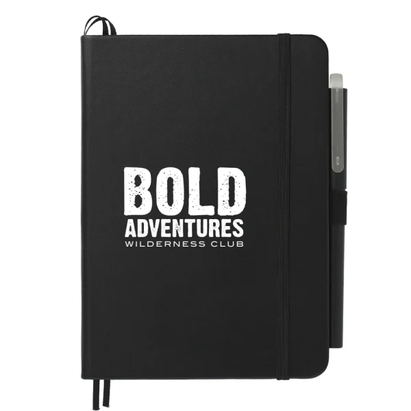 5'' x 7'' Recycled Bulleting Bound Notebook w/pen