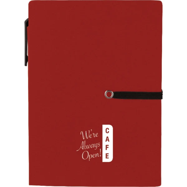 4'' x 5.5'' Stretch Notebook with Pen