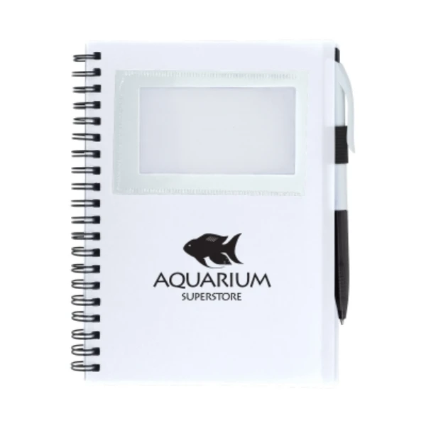 Spiral Notebook with ID Window
