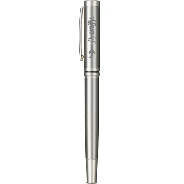 Recycled Stainless Steel Rollerball Pen