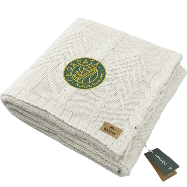 tentree Organic Cotton Cable Blanket