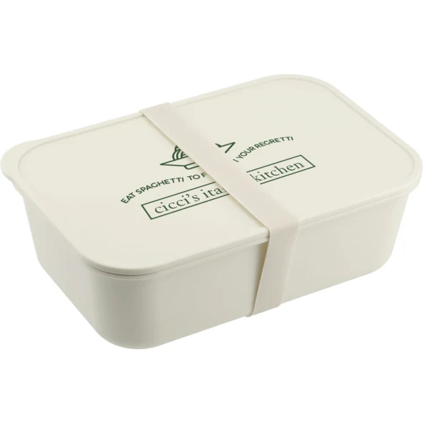 PLA Bento Box with Band and Utensils
