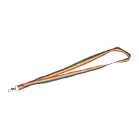 Recycled Polyester Rainbow Lanyard found in Eco