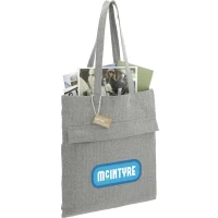 Recycled Cotton Herringbone Tote w/Zip Pocket found in Eco