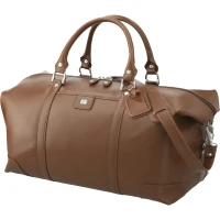 Cutter & Buck® 19'' Leather Weekender Duffel Bag found in Eco