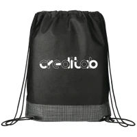 Crossweave Heat Sealed Drawstring Bag found in Bags