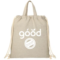 Recycled 5oz Cotton Drawstring Bag found in Bags