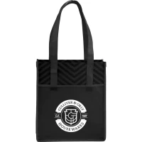 Printed Chevron Non-Woven Shopper Tote found in Bags