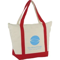 Classic 12oz Cotton Canvas Zippered Boat Tote found in Bags