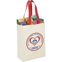 Nebraska 5oz Cotton Canvas Grocery Tote found in Bags