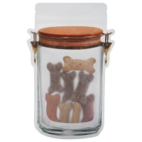 5.5 Oz. Reusable Storage Bag With Dog Bones found in Bags