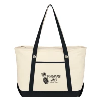 Large Cotton Canvas Sailing Tote Bag found in Bags