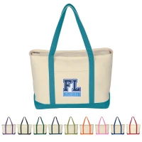 Large Starboard Cotton Canvas Tote Bag With Tackle Twill Patch found in Bags
