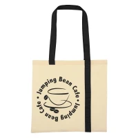 Striped Economy Cotton Canvas Tote Bag found in Bags