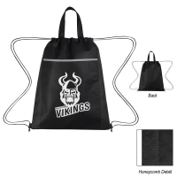 Honeycomb Non-Woven Drawstring Bag found in Bags