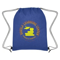 Crosshatch Non-Woven Drawstring Bag found in Bags