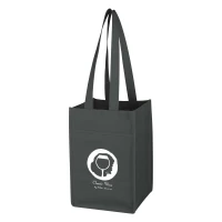 Non-Woven 4 Bottle Wine Tote Bag found in Bags
