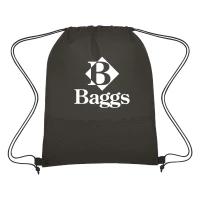 Wave Design Non-Woven Drawstring Bag found in Bags