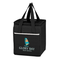 Wave Design Non-Woven Cooler Lunch Bag found in Bags