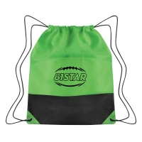 Non-Woven Two-Tone Drawstring Sports Pack found in Bags