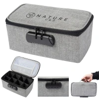 Heathered Stash Bag With Lock found in Bags