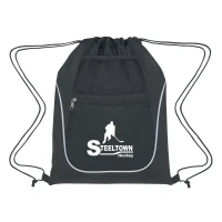 Drawstring Sports Pack With Dual Pockets found in Bags
