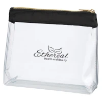 Sadie Satin Clear Cosmetic Bag found in Bags