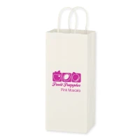 Kraft Paper White Wine Bag - 5.25 x 13in found in Eco
