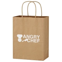 Kraft Paper Brown Shopping Bag - 8 x 10-1/4in found in Eco