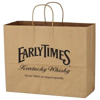 Kraft Paper Brown Shopping Bag - 16 x 12-1/2in found in Bags
