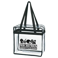 Clear Tote Bag With Zipper found in Bags