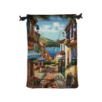 11in W X 16in H Polyester Drawstring Bag found in Bags