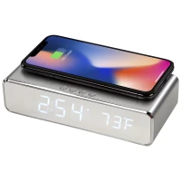 Keen Wireless Charging Desk Clock found in Office
