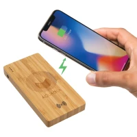 Plank 5000 mAh Bamboo Wireless Power Bank found in Technology