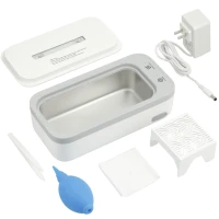 Ultrasonic Cleaner Wireless Charging UV Sanitizer found in Technology