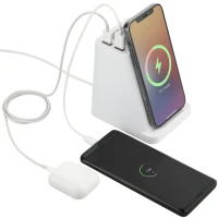 Wireless Charger Pen Holder w/ Dual Outputs found in Technology