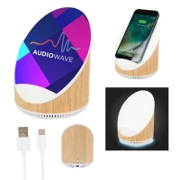 Edgewood Bamboo Speaker & Wireless Charger found in Technology