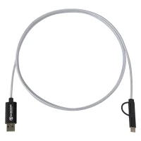 3-In-1 5 Ft. Braided Charging Cable found in Technology